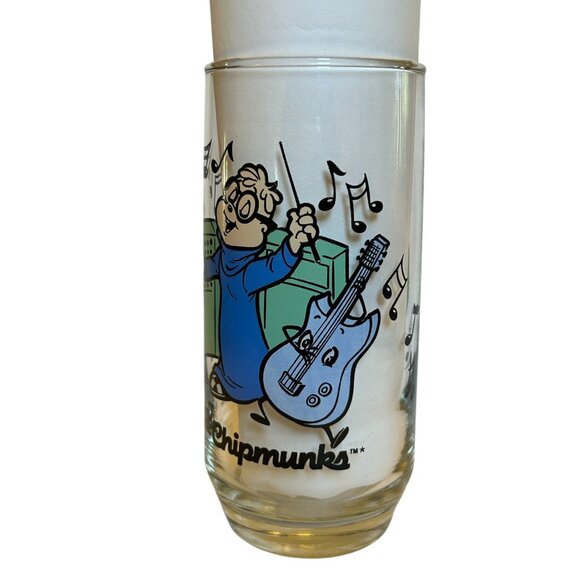 Vintage 1985 The Chipmunks Simon Drinking Character Glass - Picture 4 of 10